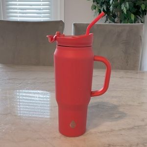 Pink TAL Stainless Steel Basin Travel Mug 30 oz